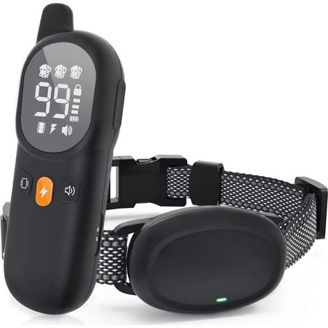 collier anti aboiement chien-Kit de collier d'éducation intelligent pour chien — Ultrasonique, étanche, rechargeable
