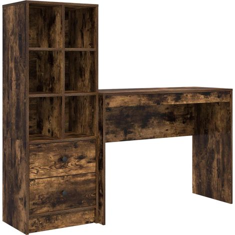 Maison Exclusive - Schreibtisch mit Schubladen mit Regal 2 pcs Ge