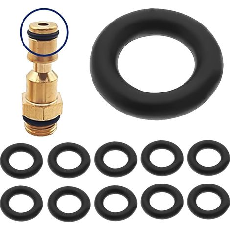 Paquete de 10 juntas tóricas de goma para hidrolimpiadoras, surtido de juntas tóricas de goma para Karcher K2 K3 K4 K5 K7 K7 Eco (1/5)