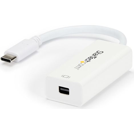 StarTech.com Adattatore USB-C a Mini DisplayPort - 4K 60Hz - Convertitore da USB 3.1 Type-C a Mini DP - Adattatore video USB tipo C a mDP - Bianco - Versione aggiornata disponibile: CDP2MDPEC (1/4)