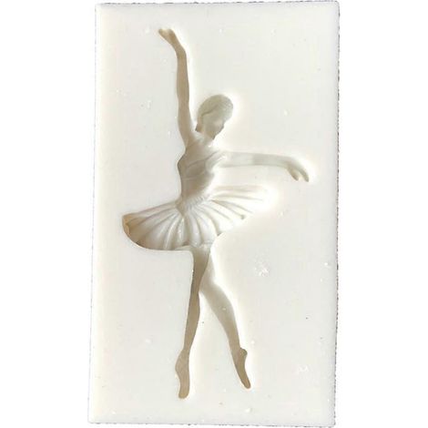 Silikonform „Ballett-Tänzerin“ für Fondant, Schokoladenkuchen und mehr – Dekorationswerkzeug (1/5)