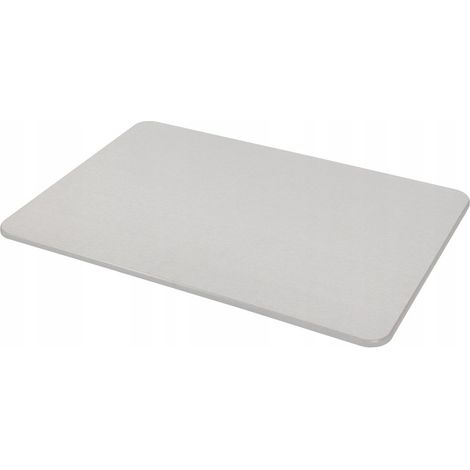 Tapis de salle de bain absorbant en diatomite à séchage rapide 60 x 40 cm Gris (1/5)