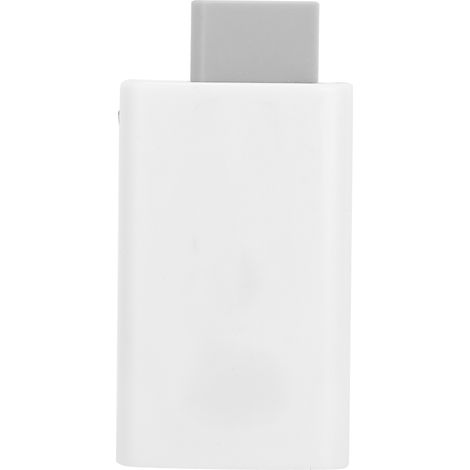Adaptateur HDMI pour Wii avec Sortie Audio 3,5 mm et Résolution 1080P/480P - Blanc (1/5)