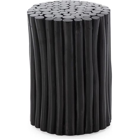 Tabouret Carthage - Ebène (1/2)