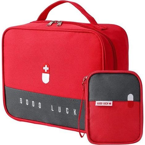 Trousse de Secours Vide, 2PCS Boite de d\'urgence, Sac de Rangement de Médicaments, Trousse de Premiers Secours, Sac de [117]-Ywey (1/5)