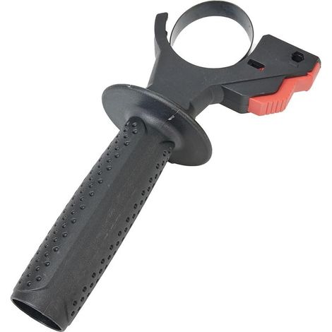 Poignée auxiliaire pour marteau-piqueur - 1 pièce - Plastique renforcé noir - Réglable 46 à 52 mm - Perçage et burinage précis - Longueur 215 mm (1/5)