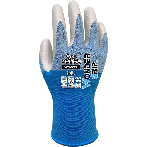 Wonder Grip Guanti da lavoro  BEE-TOUGH WG-522, in nitrile traspirante, taglia 10/XL, 12 pezzi