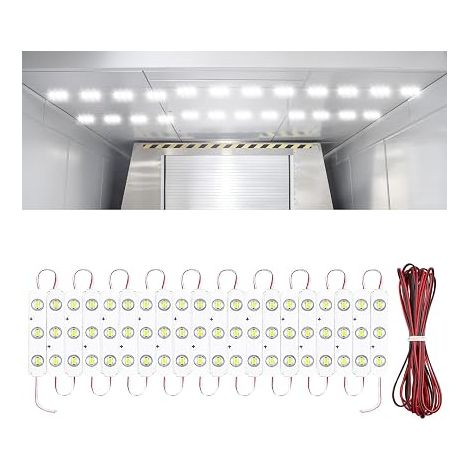 Bandes LED pour intérieur de véhicule - 12 V - Lumière d'intérieur - Lampe de Lecture de Voiture avec rallonge - Éclairage intérieur de Voiture pour Camping-Car, camionnette (1/3)