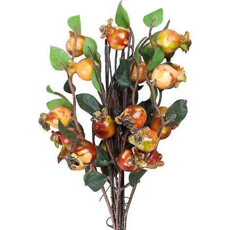5 fleurs de grenade artificielles (1/3)
