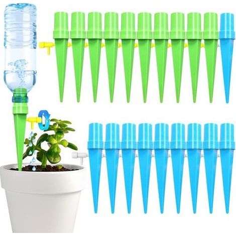 20 Pcs Arrosage Goutte à Goutte Bouteille, Arrosage Automatique pour Jardin Réglable, Irrigation Goutte à Goutte Bouteille Kit pour Plantes Intérieur Extérieur (1/5)