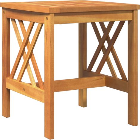 Garten-Beistelltisch Braun 45x45x50 cm Massivholz Akazie vidaXL (1/5)