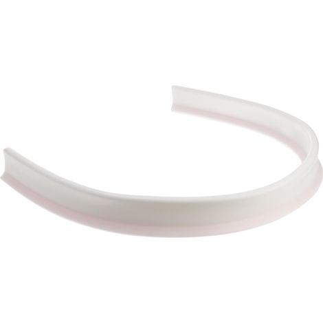 Barrière de Bain Bande de Retenue d'eau en Caoutchouc Silicone Blanc Joint D'étanchéité Flexible pour Séparation Humide et Sèche pour Salle de Bain (1/5)