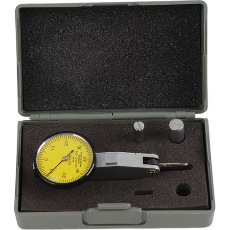Comparateur de précision 0‑40‑0 0.01mm avec rails en queue d'arronde et 2 pointes Tungsten Steel (1/5)