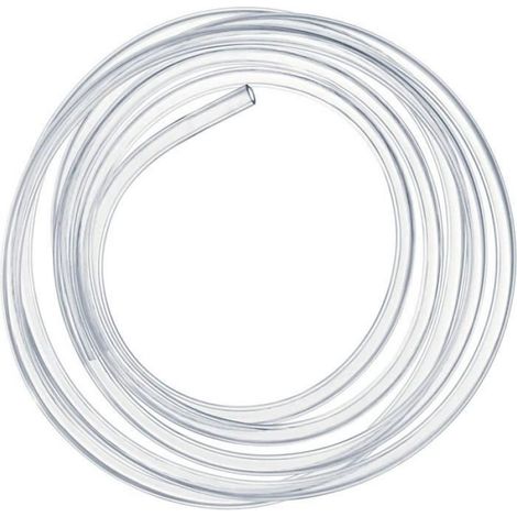 1 Tuyau PVC Souple, Transparent, 10mm Intérieur, 12mm Extérieur, 5m Longueur, Aquarium Jardin (1/3)