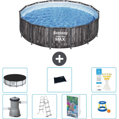 Bestway Piscina Bestway Steel Pro MAX Redonda - 427x107 cm - 8-piezas S559