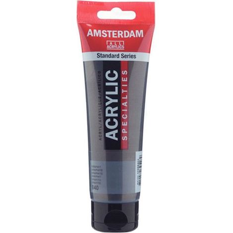 Peinture acrylique - Amsterdam - Acrilico Standard - 120 Ml - Couleur Grafite - Mixte