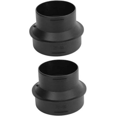 Webasto Lot de 2 raccords pour tuyau de conduit de chauffage, adaptateur de chauffage auxiliaire de 60 à 75 mm, raccord de tuyau de chauffage auxiliaire durable, pour chauffage Webasto (1/5)