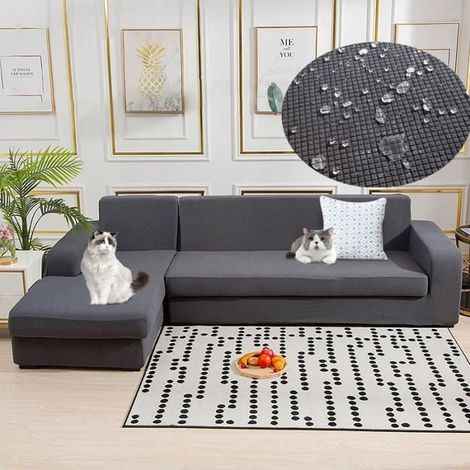 Housse de Canape dangle 3 2 Places Extensible - - Impermeable (1/4)