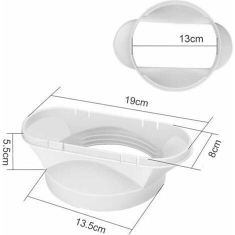 Tragbares Klimaanlagen-Fensterset mit Universalkupplung, verstellbarer, verstärkter PVC-Platte, Fensterdichtung, Klimaanlagen-Fensterlüftungsset für Schiebetüren und 10 cm Abluftschlauch (1/4)