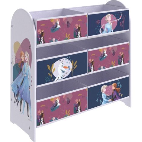 Frozen Scaffale con Portagiochi in tessuto Disney Home