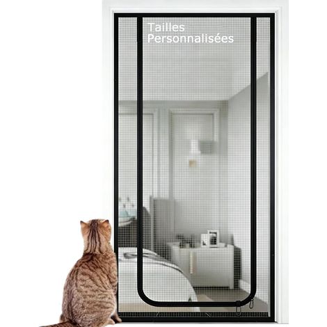 Personnalisable Filet pour Porte Moustiquaire Chat (1/5)