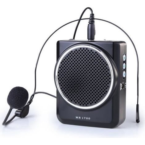 Portable amplificateur vocal 2000mAh haut-parleur pour guides enseignants conférenciers longue autonomie (1/5)