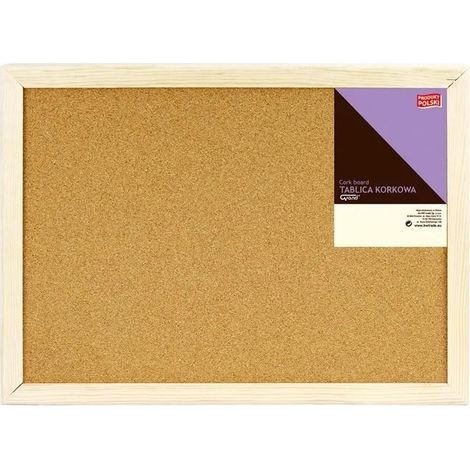 Tablero de corcho de 50x80cm grande