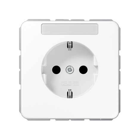 JUNG CD 1520 NA WW caja de tomacorriente Tipo F Blanco