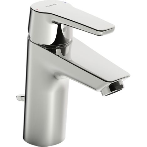Waschtischmischer Hansa Hansapolo, Niederdruck, + CU-Rohr, Ausladung 103 mm, mit Zugstange, chrom - 51531193 (1/5)