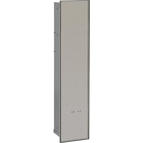 Niche à encastrer pour WC acier inoxydable à carreler Zero 800 1 porte à droite (1/3)