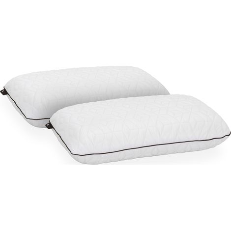 Pack de 2 almohadas TETSU ajustables 40 x 60 cm híbridas con espumas técnicas y gel - ARQYA by MOG CASA (1/5)