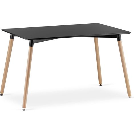 Table Adria 120 cm x 80 cm - noire (1/5)