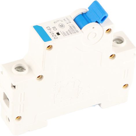 Disjoncteur miniature unipolaire pour petits groupes électrogènes DZ47-63 230 V 6 A (1/5)