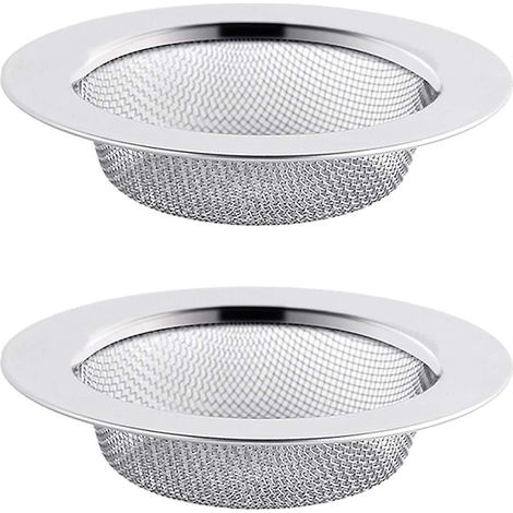 Set mit 2 Edelstahl-Spülbeckensieben, 11,5 cm, Küchensieb
