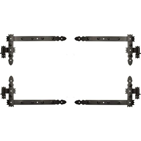 Kotarbau – Équerre de fixation 800 x 300 mm – Acier enduit de poudre – Pour montage sur bois, métal, brique – Résistante aux intempéries