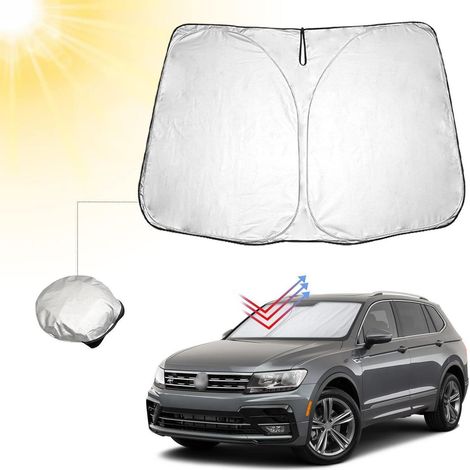 Auto Sonnenschutz Frontscheibe UV Schutz faltbar für VW Tiguan Allspace, Seat Tarraco (1/5)