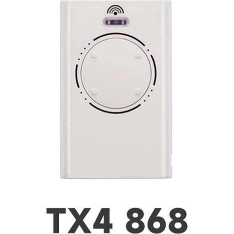 Télécommande Sans Fil XT2 XT4 SLH LR FAAC 868 MHz – 1 Pièce, Commande Garage et Portail, Blanc (1/4)