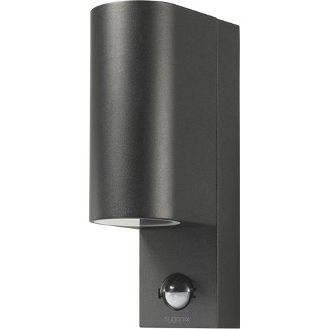 Sygonix SY-6028440 Lampada LED da parete per esterno con rilevatore di movimento GU10 Nero (1/4)