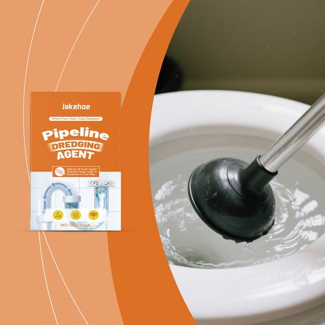 Pfeifenreinigerpulver löst Speisereste, Haare und andere Verstopfungen und sorgt für saubere und frische Rohre. Vielseitig einsetzbar. – 120 g -- BIEMMEDUE (1/5)