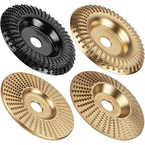Accessorio per smerigliatrice angolare, set di 4 dischi per intaglio del legno per smerigliatrice angolare, dischi per intaglio del legno per accessori per smerigliatrice angolare, utensili per la lav (1/4)