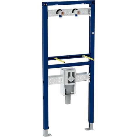 Geberit Duofix Élément pour lavabo, 130 cm, robinetterie murale apparente, avec siphon à encastrer, 111.477.00.1 (1/2)
