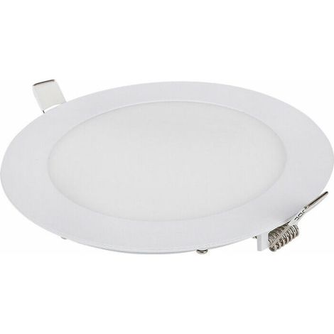 Set of 1 Dimmable LED Recessed Spotlight 9W 6000K Natural White IP65 LED Ceiling Light for Bathroom Extra Flat LED Spotlight 35mm Hole Diameter Φ130-135mm AC 230V Ceiling Lighting for Living Room