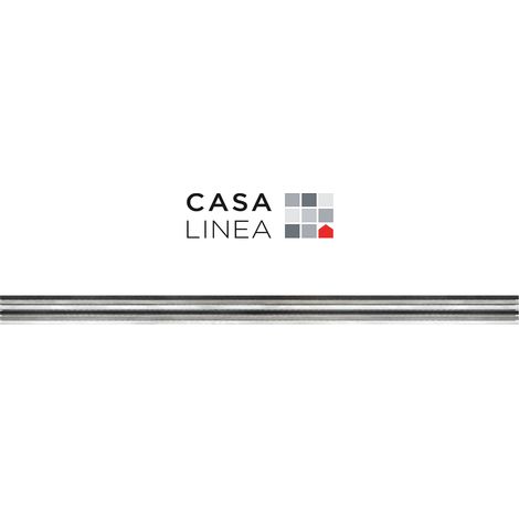 LISTEL LIGNE GRISE 1 PIÈCE 5,6 X 60 CM CASA LINEA