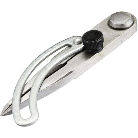 Outils de travail du bois 100mm Distance entre la jauge de peinture Compasses Bord de tranchant Borge Cutter Line Appuyez sur Outil en cuir de presse pour DIY Handyman, construction