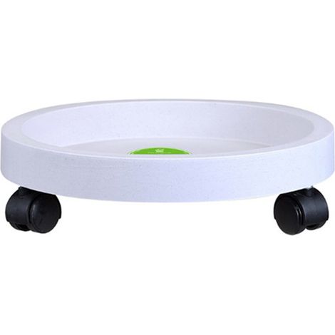 Carro para macetas – Bandeja móvil con ruedas con freno – Plástico resistente, 28,5–38,3 cm – Capacidad de carga: 57 kg – 1 unidad (1/5)
