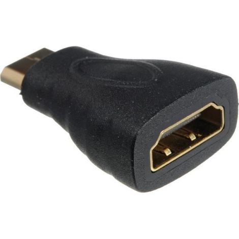 HDMI femelle vers Mini HDMI Type C mâle adaptateur plaqué or
