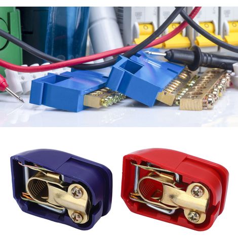 Universeller Schnellverschlussschalter für Batterieanschluss, Batterieklemme, abnehmbarer Batteriepol, 5 Sets im Set enthalten (1/5)