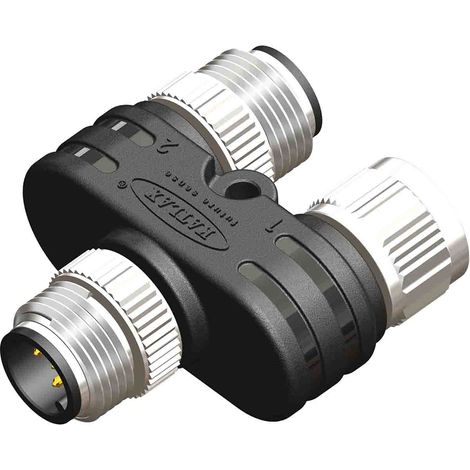 Connecteur Angle droit RS PRO M12 ( Prix pour 1 )