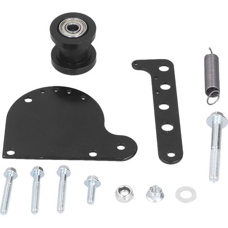Kit Tendeur Chaîne à Ressort Noir pour Vélo Motorisé 49cc 66cc 80cc, Rallongeur de Chaîne avec Amortisseur, Pièce de Remplacement pour Moteur 2 Temps, Accessoire de Cyclomoteur (1/5)