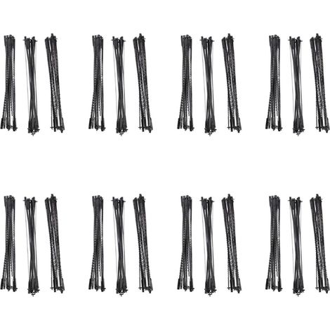 Lames de Scie à Chantourner 288 Pièces Lames de Scie à Chantourner en Acier Au 127mm avec Goupille Croisée 15/18/24 Dents Lames de Scie à Coupe Fine Standard (1/5)